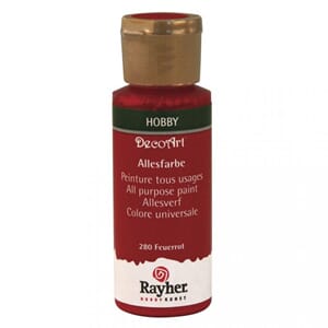 Hobbymaling - Fiery red, 59 ml