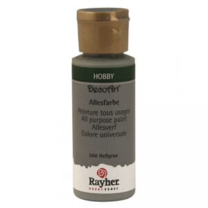Hobbymaling - Lys grå, 59 ml