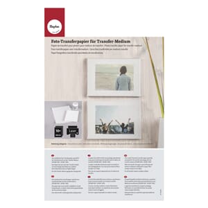 Foto transferark for laserprinter, 10/Pkg