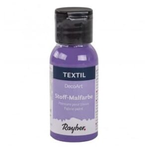 Fabric paint - Violet, bottle 34 ml