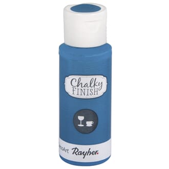 Chalky Finish for Glass - azure