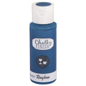 Chalky Finish for Glass - coelin blue