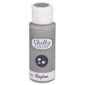 Chalky Finish for Glass - light grey