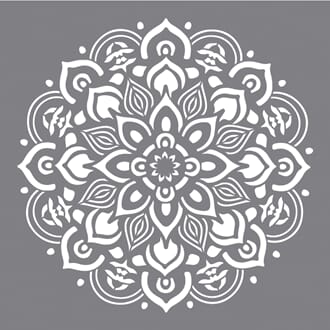Stensil - Mandala motiv, 12x12 inch, 1/Pkg