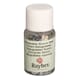 Mini paljetter - Hologramme silver hearts, bottle 10 ml