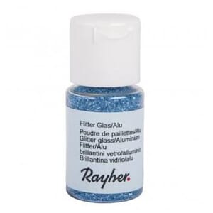 Glitter - Light blue, bottle 10 ml