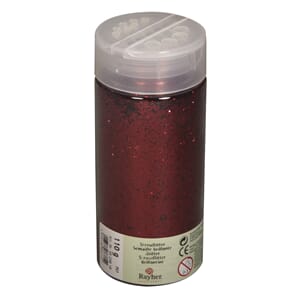 Glitter, Red, bottle 110 gram