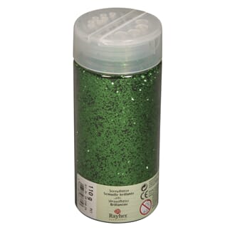 Glitter, Green, bottle 110 gram