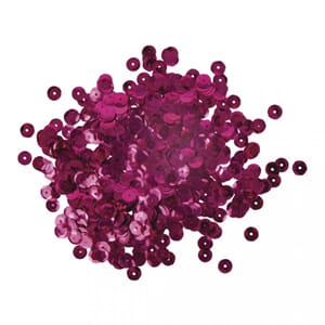 Paljette 6mm - Rød-Purple, 500 stk