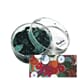 Paljette uten fasett, 6mm - Miks farget, 500 stk