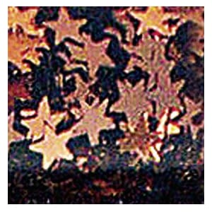 Mini paljetter - Copper stars, 10ml flaske