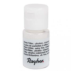 Glitter - Iridescent moonstone, ekstra fint, 10 ml