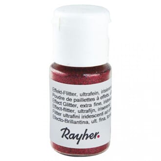 Effect Glitter - Iridescent cherry, extra fine