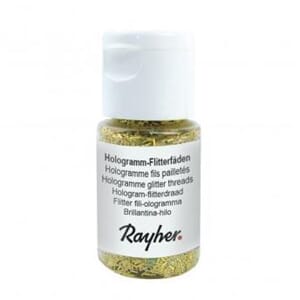 Glitter - Hologramme Brilliant gold threads, 10 ml