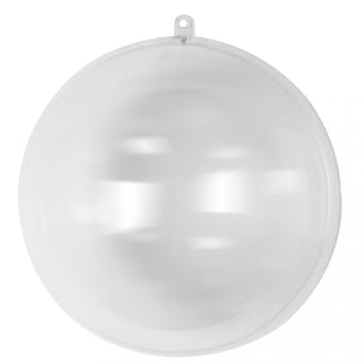 Delbar kule - ø 20 cm, 2 deler klar plast