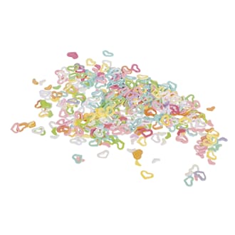 Mini paljetter - Mix hearts, 15 gram