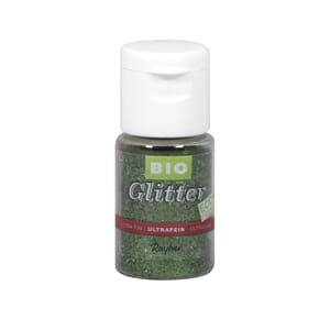 Bio-glitter - Grønn, ultrafint glitter, 7 gram