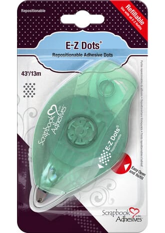 Scrapbook Ad. - E-Z Dots Repositionable Refillable Dispenser