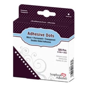 Scrapbook Adhesives: Permanent, .12 Micro Dots, 325/Pk