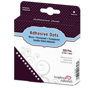 Scrapbook Adhesives: Permanent, .12 Micro Dots, 325/Pk