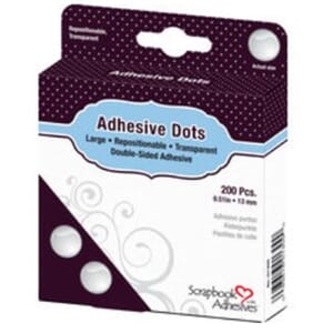 Scrapbook Adhesives: Dots Large Repositionable