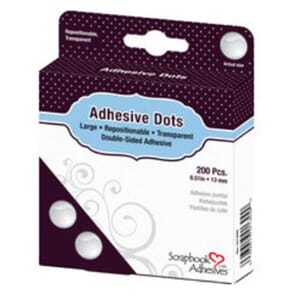 Scrapbook Adhesives: Dots Large Repositionable