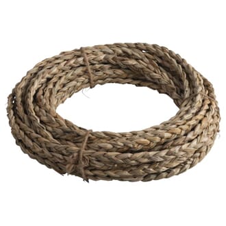 Rustikk naturbånd, rørgress, flettet, 3 meter