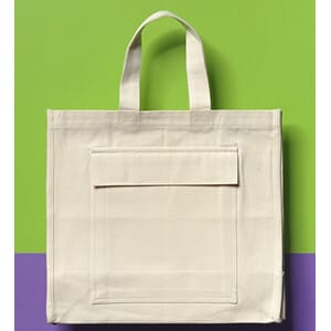 Shoppingbag, 100% bomull, organisk tekstil, 1 stk