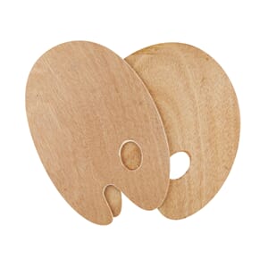 SOLO GOYA Wooden palette oval, 5mm thick