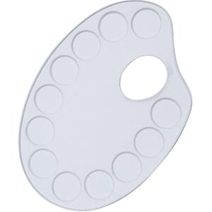 SOLO GOYA Metal palette - Oval, str 18.5x13 cm
