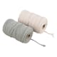 Makrame tråd - Beige & lys grønn, 2,2 mm, 2x70 m
