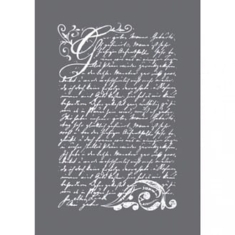 Stensil - Vintage Poesie, str A5, 1/Pkg