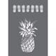 My Style Stensil - Pineapple, str A5, 1/Pkg