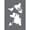 Stencil World Map small motive, A5, 1/Pkg