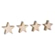 Bordkort / kortholder - Gull glitter, str 5.5 cm, 4/Pkg