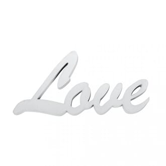 Tredekor - Love tekst, str 10x4.5x1 cm, 1 stk