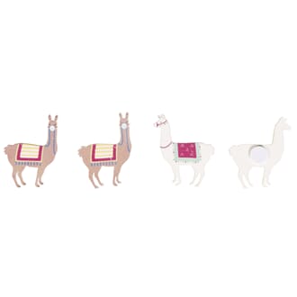 Tredekor - Lama, str 4x5 cm, 8/Pkg
