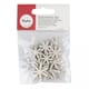 Tredekor - Daisy blomster- hvit, str 2-3 cm, 20stk