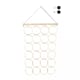 Veggoppheng m/ gull ringer, str 42x62x2cm, 1 sett
