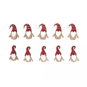 Tredekor - Nisser, str 2,5-4 cm, 10/Pkg