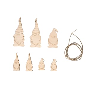 Tredekor - Nisser, str 2,5-9 cm, 7/Pkg