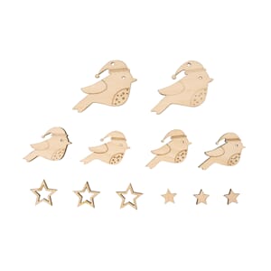 Tredekor - Fulger med nisselue, str 2,5-4,3 cm, 12/Pkg