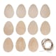 Tredekor - Påskepynt, str 5,6x8 cm, 12/Pkg