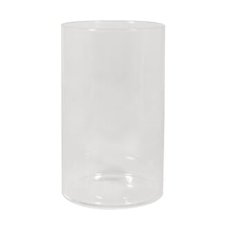 Glassvase, str ø 11 cm, 18 cm høyde