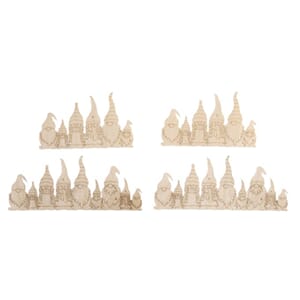 Tredekor- Nissefamilie, str 2x9,2x5,4+13,2x5,4cm, 4 stk