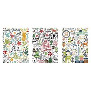 Rayher - X-mas rubons, 3 ark