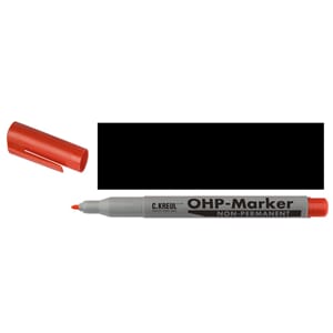 OHP Marker Nonpermanent, 1 mm, Black