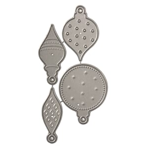 Rayher: Xmas tree ball dies, 4/Pkg