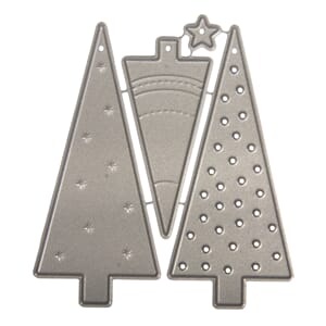 Rayher: Xmas tree dies, 4/Pkg