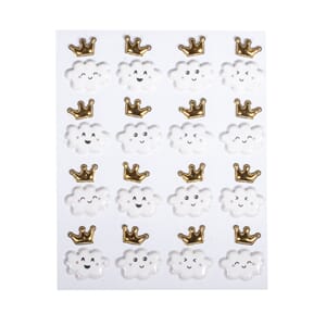 Klistremerker - Skyer, 1 ark, 30/Pkg